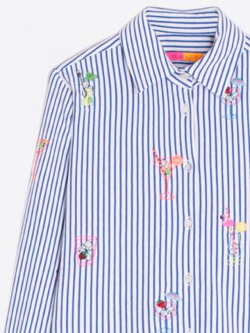 VILAGALLO 32249 ISA EMBROIDERED SHIRT